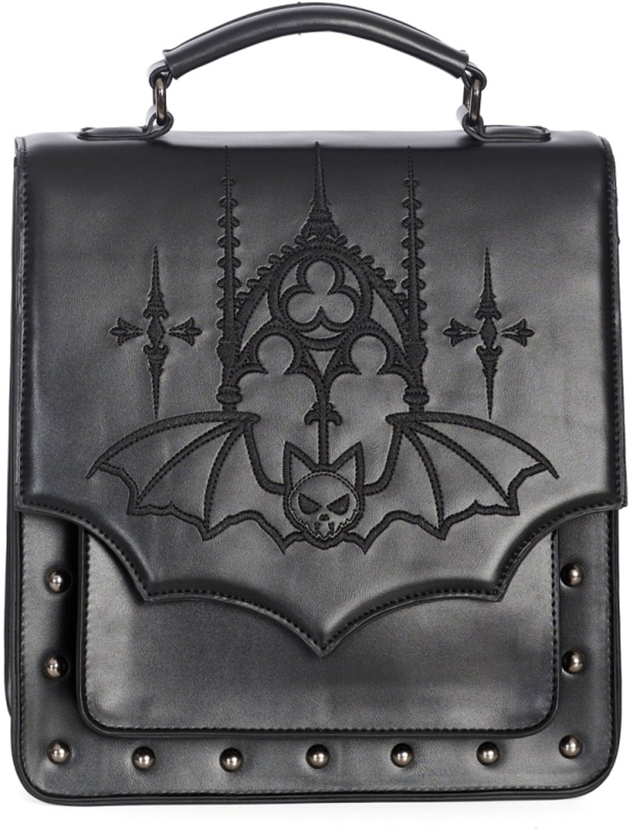Banned Gothic Vleermuis Rugzak - schoudertas - handtas - (bxhxd) ca. 26cm x 28cm x 12cm