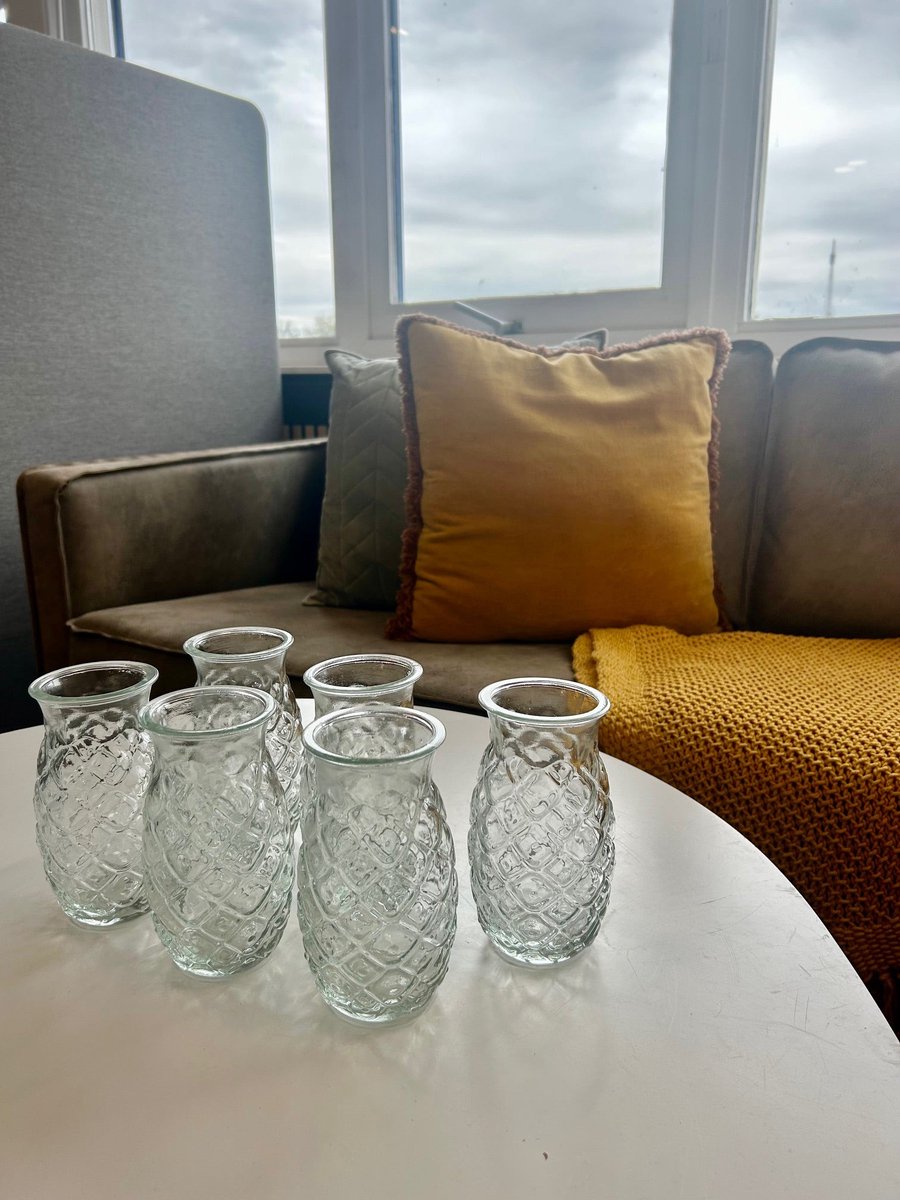 XXL-Drinks Malibu Ananas Glas Pineapple Cocktailglas Longdrinkglas in Ananasform für Cocktails & Longdrinks