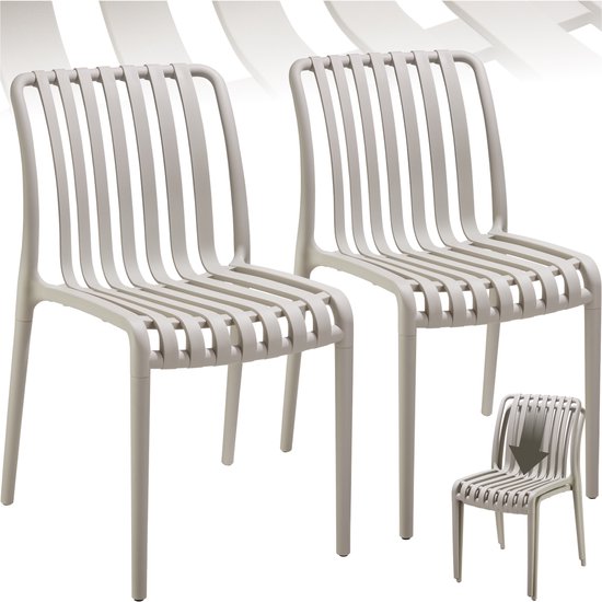 tectake® Voetensteun voor Adirondack Tuinstoel - Weerbestendig met Houtlook - Kunststof Voetsteun - Afmetingen 48 x 48,5 x 38 cm - Outdoor Voetsteun voor Tuin, Terras, Balkon - (Wit | Nr. 404510