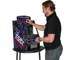 Coin Pusher 365 | Incl 500 Munten | Tafelmodel Kermis Muntenschuiver | Arcade machine voor Thuis | Incl 25 waardefiches | Voeg je eigen prijsjes toe