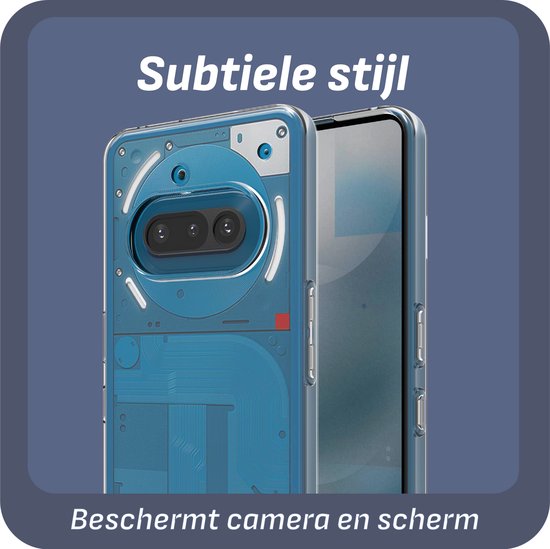 Coque souple en TPU Cazy pour téléphone Nothing (3a) - Transparente