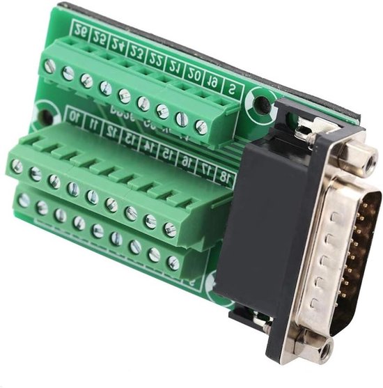 26-pins DB25 Board Module Mannelijke Adapter Naar PCB-terminalconnector ...
