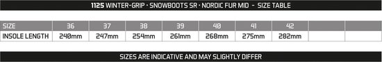 Winter-grip Snowboots Sr - Nordic Fur Mid - Bruin/Beige/Off white - 42