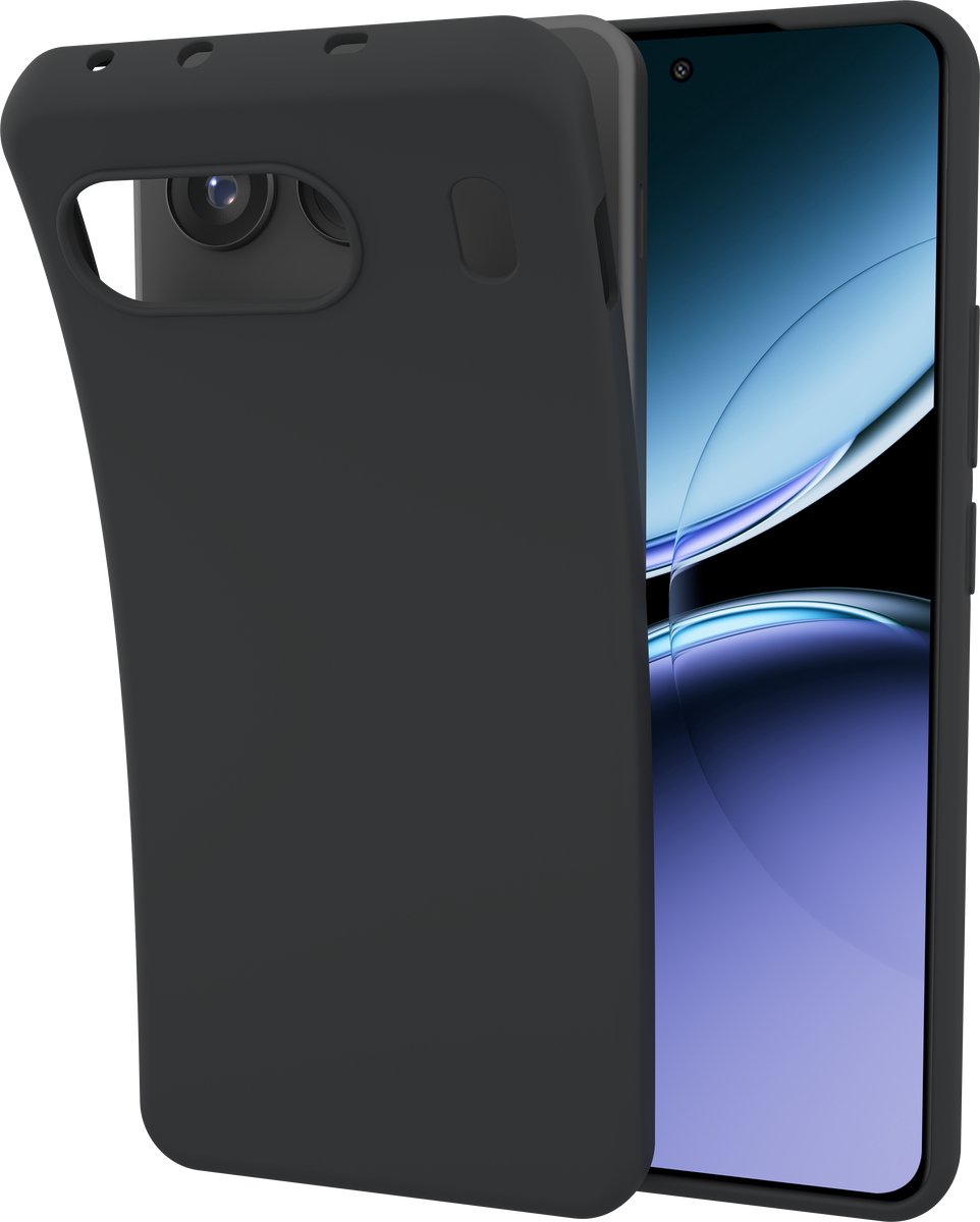 Cazy hoesje geschikt voor OnePlus Nord 4 Hoesje Siliconen - Flexibele Case - Zwart