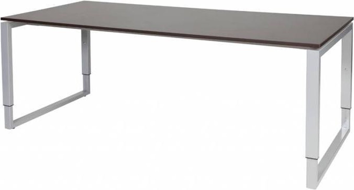 Verstelbaar Bureau - Domino Plus 200x90 logan - alu frame