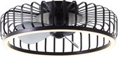 Brilliant Capo - Plafondventilator - Met verlichting - Ø 48 cm - LED 36W - CCT - 2700K-6500K - Dimbaar - Zwart - Zeer stil