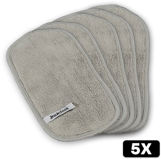 Foto: Jackdoek mini 5 pack zachte microvezeldoekjes streeploos schoon sterk absorberende nano weefsel brillen beeldscherm spiegel gezicht reiniging auto badkamer brilreiniging beeldschermdoek screen cleaner