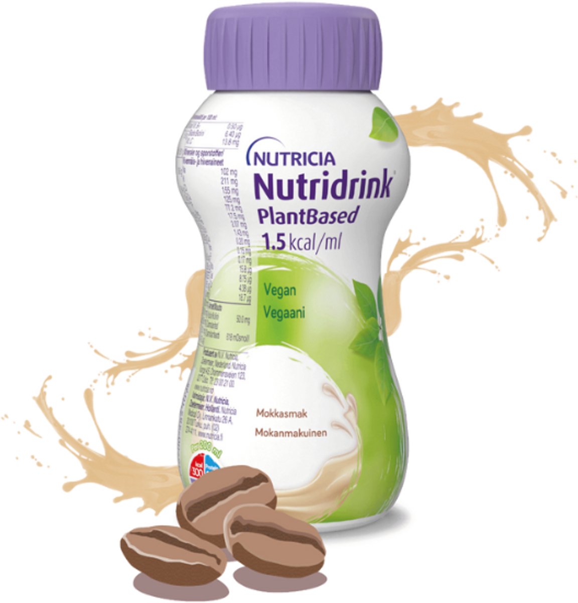 Nutridrink Plantbased Mokka 4x200ml
