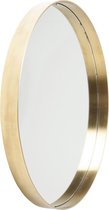 Kare Spiegel Curve Round Brass 60cm