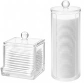 Porte-coton-tige - Porte-coton - Set de 2 organisateurs - Organisateur de maquillage - Organisateur