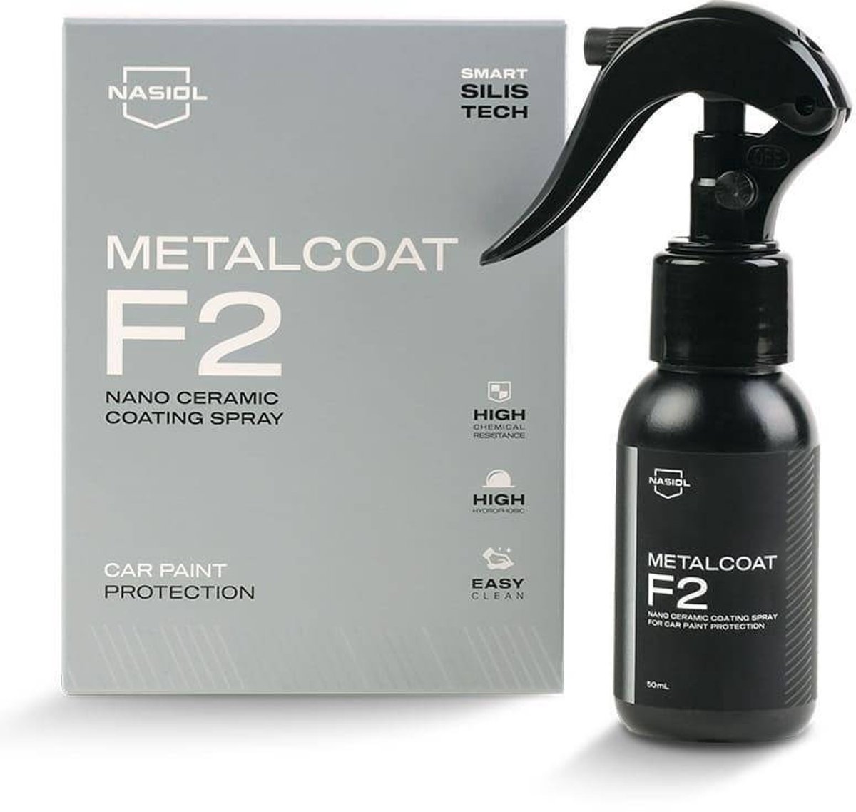 NASIOL - Metal Coat - F2 - Nano Ceramic Coating Spray - 1 Year - 50ml