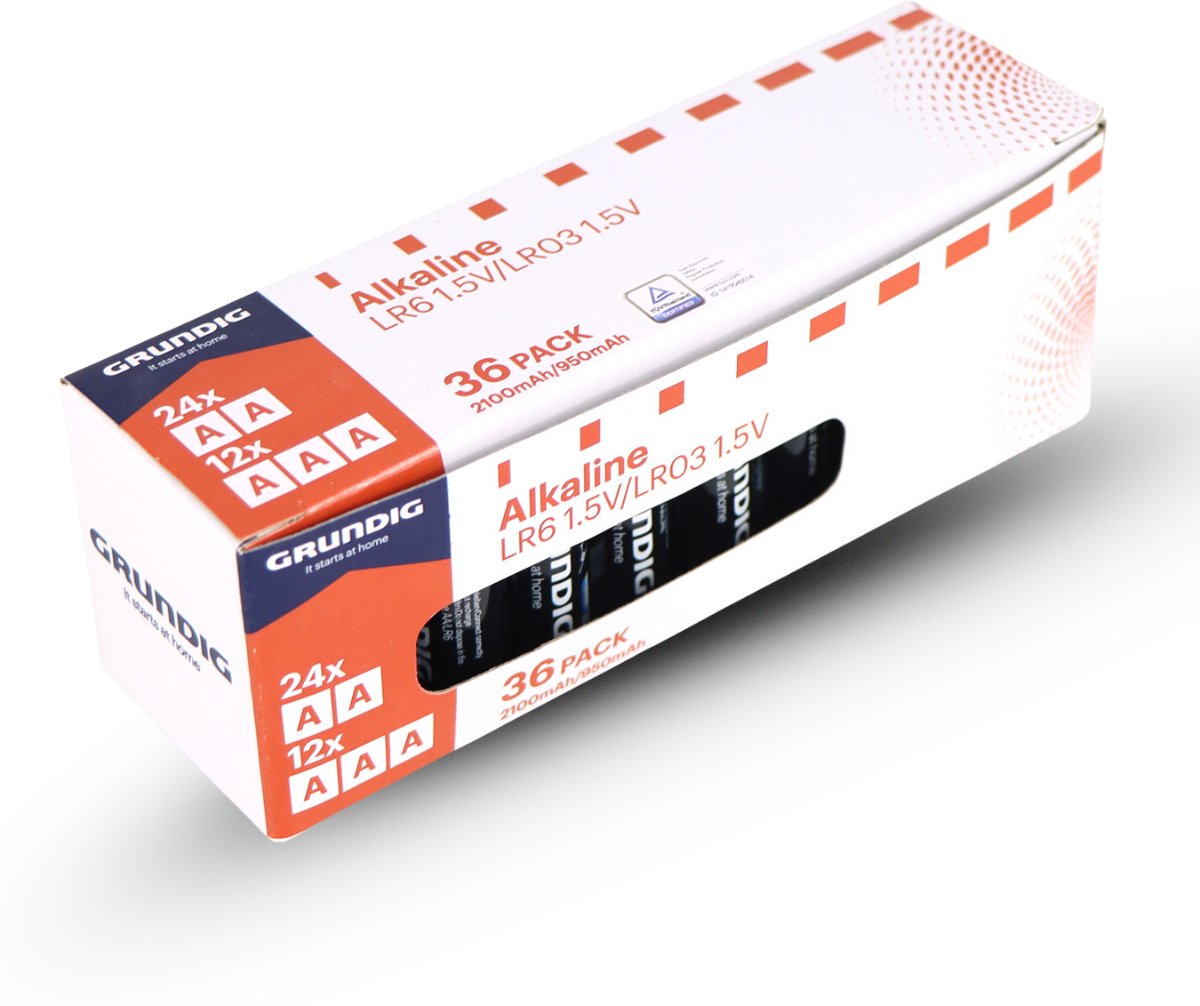 Grundig Battery (36) Lr03aaa & Lr6/aa - Metaal