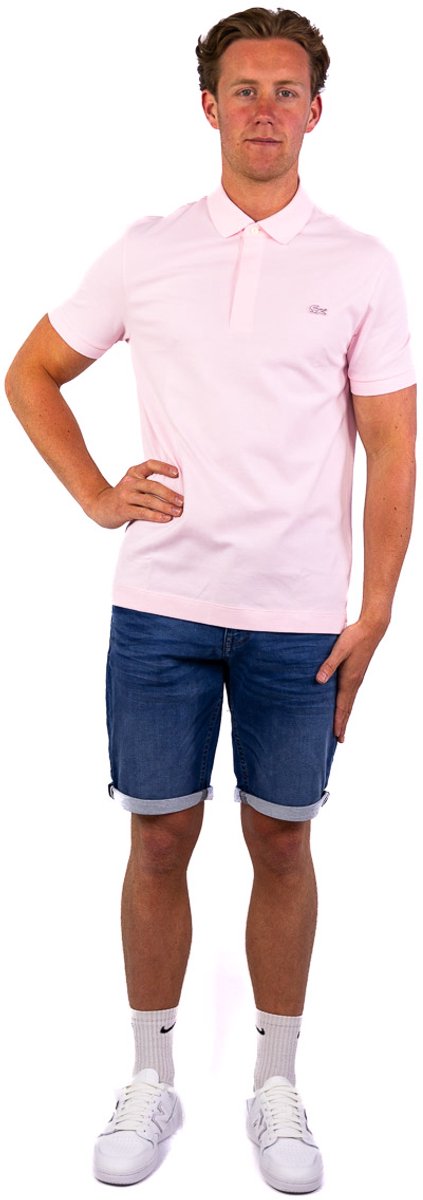 Lacoste 1HP3 S/S Polo Heren 2XL Roze