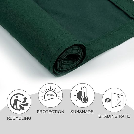 Ventanara Windscherm/inkijkwerende mat, pvc, voor tuin, balkon, terras