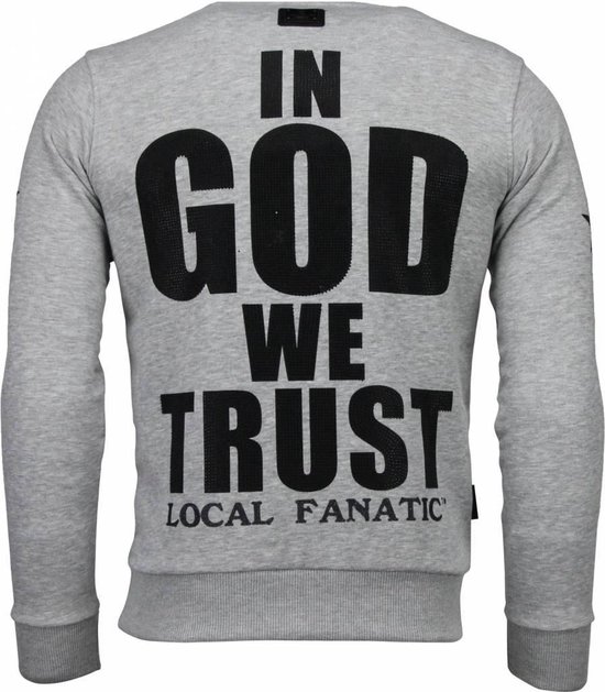 | Local Fanatic Trust In My Power! Rhinestone Local Fanatic Trust In My Power! Rhinestone Sweater