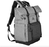 Undercover Dsign Cameratas - Waterdichte rugzakhoes - Camera riem - Reistas - Camera tas - Grijs Denim - Rugzak laptop - Laptoptas 16 inch