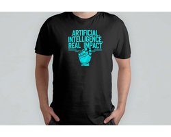 FutureMind AI. - T Shirt - AI - ArtificialIntelligence - Machine - Robot - NextGenAI - KunstmatigeIntelligentie - ToekomstVanAI - AIGestuurd - AIRevolutie