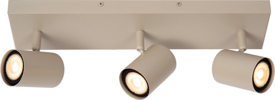 Lucide JOA - Spot de plafond - 3xGU10 - Taupe