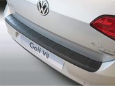RGM ABS Achterbumper beschermlijst passend voor Volkswagen Golf VII 3/5 deurs 2013- 'Ribbed' Zwart