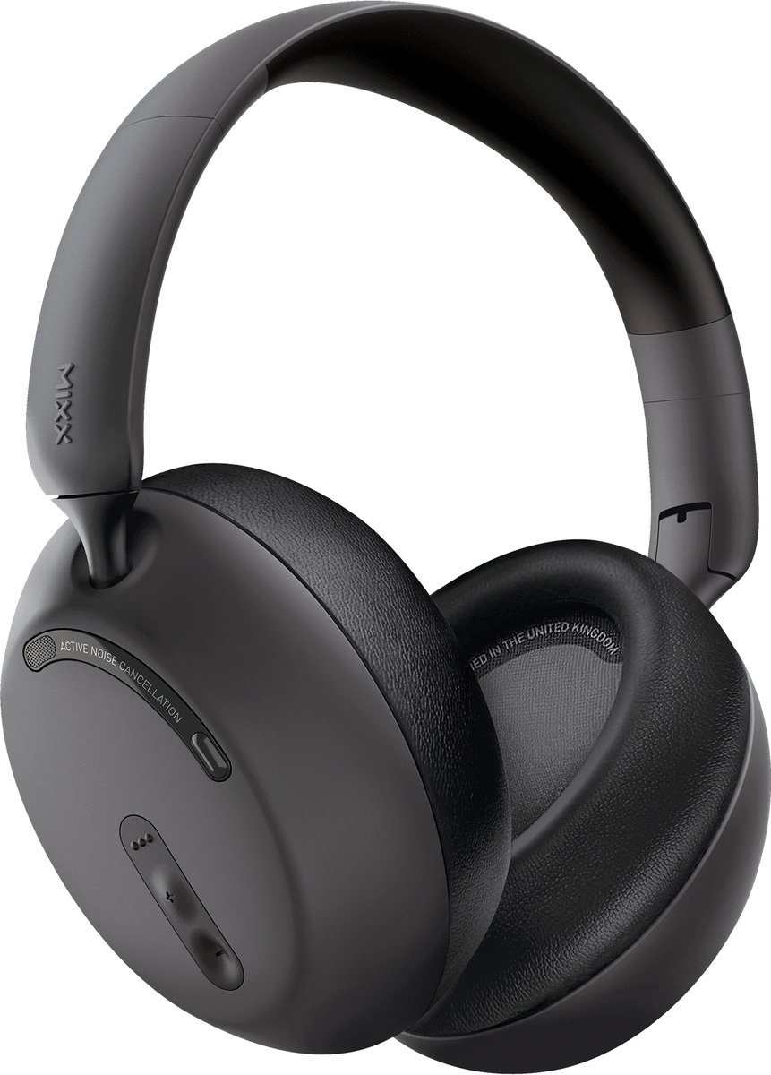 MIXX StreamQ D3 - Draadloze Over Ear Koptelefoon - Noise Cancelling - Snel Opladen - Zwart