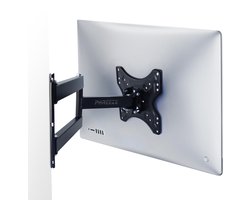 Muurbeugel voor TV & (Gaming) Monitor Beugel- Kantelbaar, Draaibaar en Uitrekbaar - VESA 75x75 t/m 200x200 - Uitschuifbaar tot 40 CM - Max 40KG