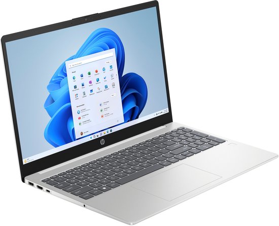 HP 15-fc0953nd AMD Ryzen™ 5 7520U Laptop 39,6 cm (15.6") Full HD 8 GB LPDDR5-SDRAM 512 GB SSD Wi-Fi 6 (802.11ax) Windows 11 Home Grijs - HP - Hoofdafbeelding