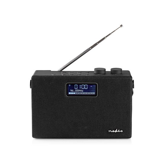 Nedis DAB+ Bluetooth radio 15W / zwart