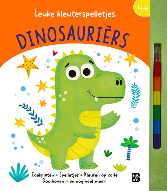 Leuke kleuterspelletjes: Dino's - cover