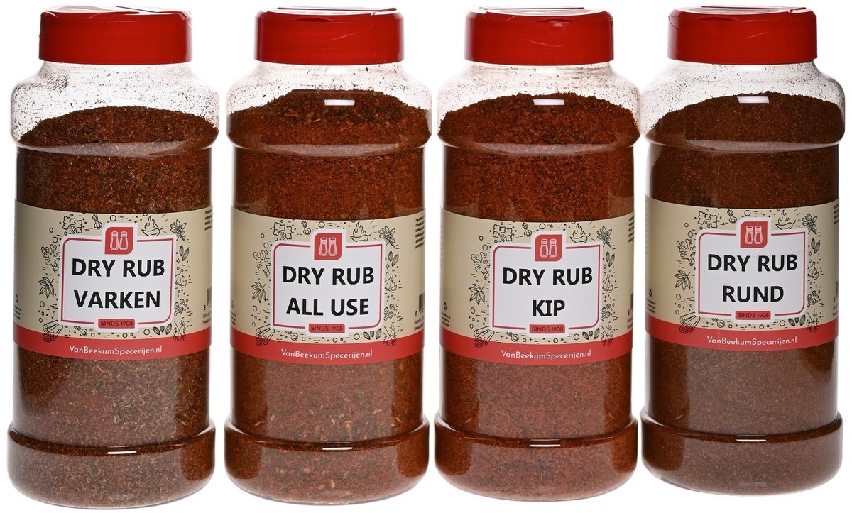 Goedkoopste Van Beekum Specerijen - Dry Rub Pakket XL - 1 stuk