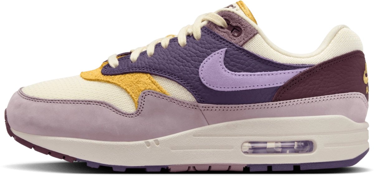 Nike Air Max 1 Dark Raisin Hydrangeas – HQ4051-500 violet – multicolour zomer sneakers Multikleur