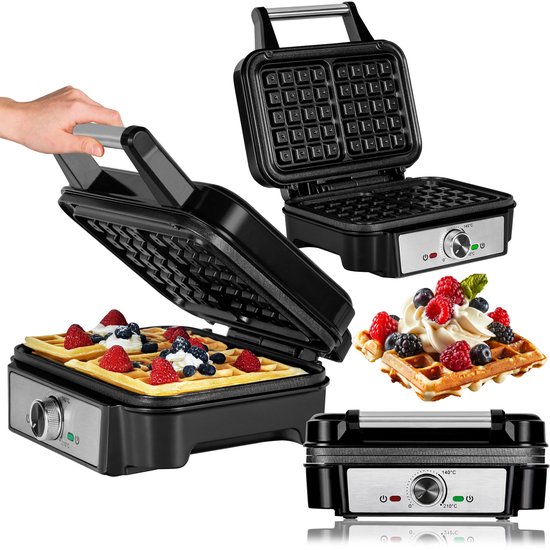 ZEEGMA Gofree Chef Wafelijzer Zilver