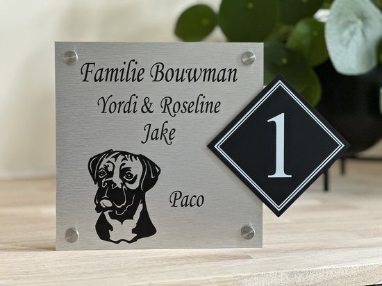 Plaque signalétique Porte avant Boxer