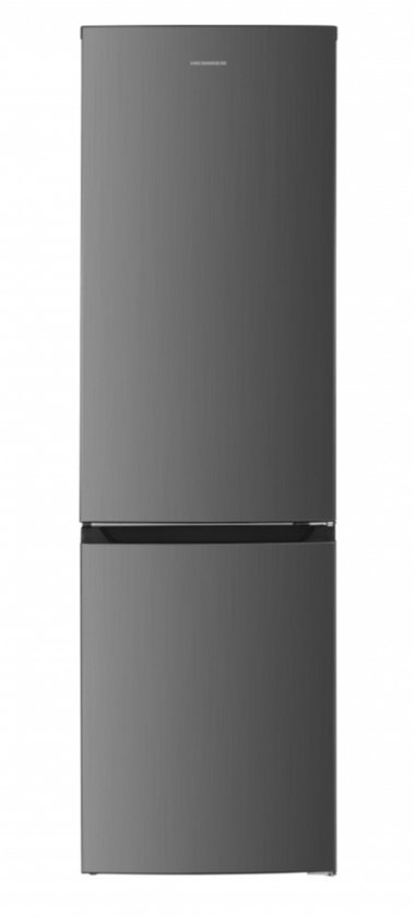 Heinner HCNF-HM253XE++ koel-vriescombinatie 253L No Frost RVS omkeerbare deur energieklasse E