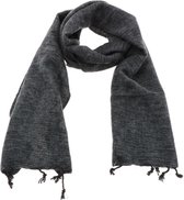 Yaku - 'yakwol' sjaal - antraciet grijs