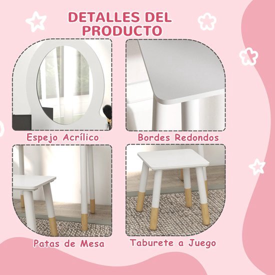 Teakhouten Deense Mid-Century design kaptafel met grote