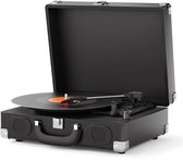Platenspeler Vinyl Draaitafel met Luidsprekers, USB MP3 Afspelen/Bluetooth/FM Radio/CD & Cassette Speler/Vinyl Records/SD-kaartlezer, Compatibel met 18/25/30CM Records