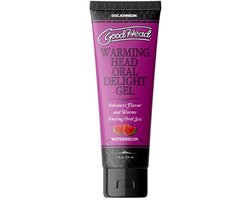 Doc Johnson - GoodHead Warming Oral Delight Gel - Watermeloen - 118 ml