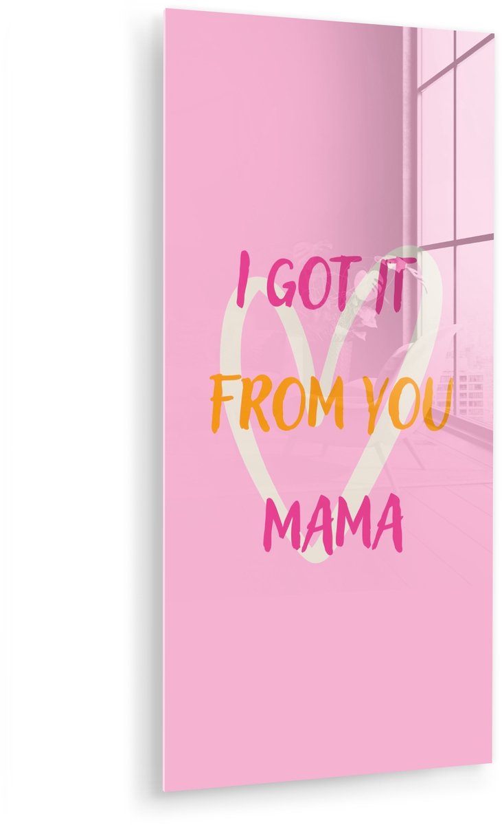 Mama - Quote - Hart - Roze