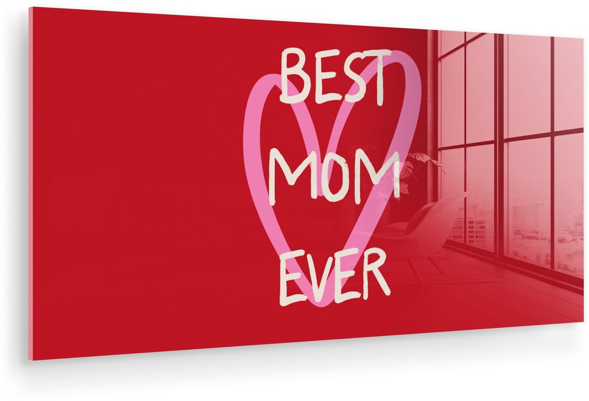 Moeder - Quote - Hartje - Rood