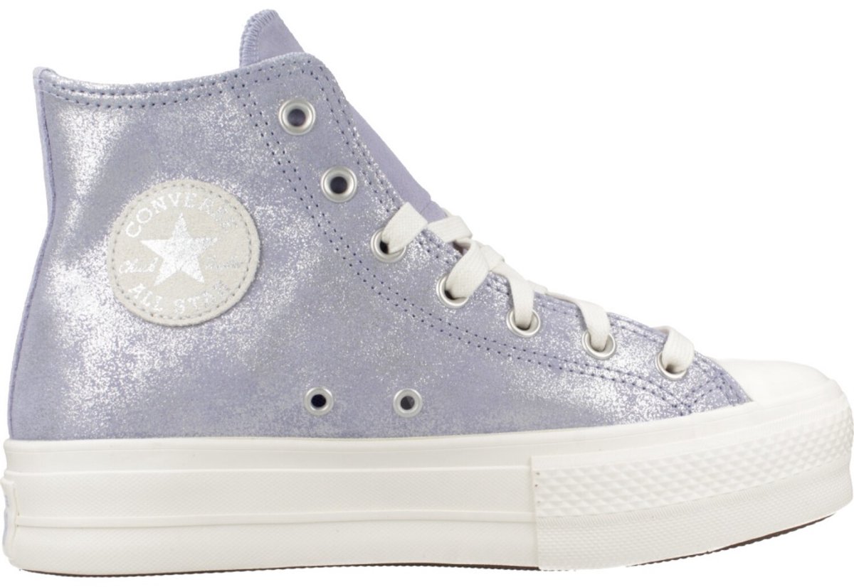 CONVERSE Chuck Taylor All Star Lift Platform Suede Shimmer Hi Violet 37 5 EU Paars
