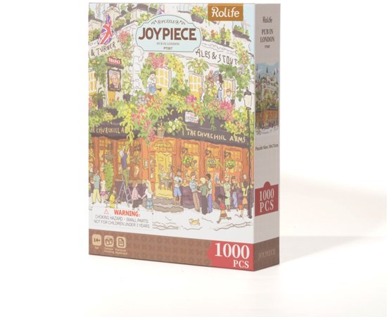 Leids café - puzzel - 1000 stukjes - De PuzzelGigant.nl