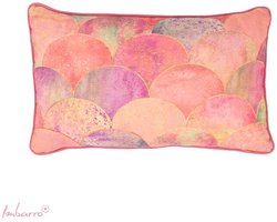 Imbarro Home & Fashion Kussen Waves voor binnen en buiten gemaakt van 100 % gerecycled plastic 31 x 50 cm