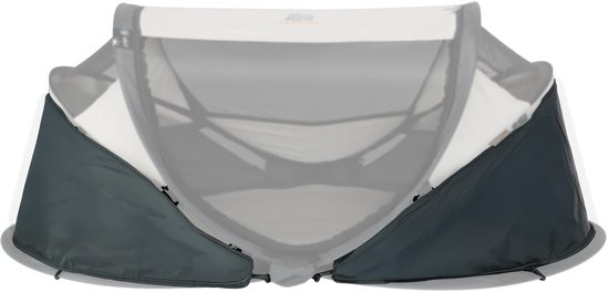 Deryan Baby Luxe Windscreens - Antraciet - UV protected - Windbescherming