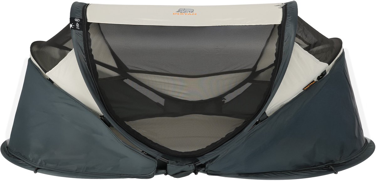 Deryan Baby Luxe Windscreens - Antraciet - UV protected - Windbescherming thumbnail 3