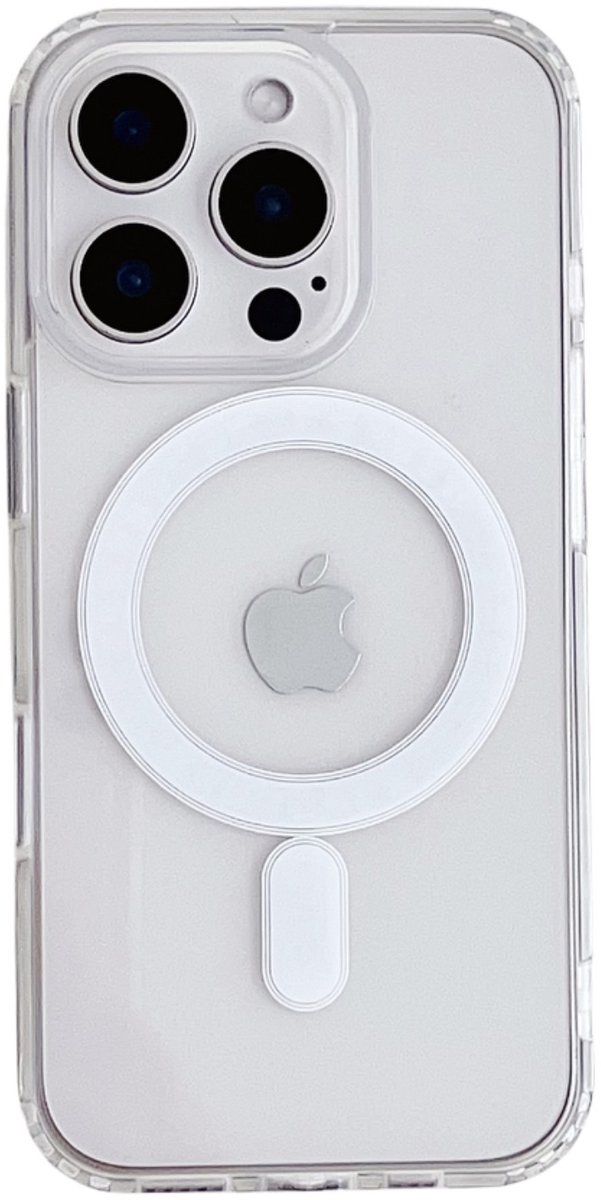 Mobile5 - Apple iPhone 16 Pro Max- Hoesje - transparant - Geschikt voor Magsafe