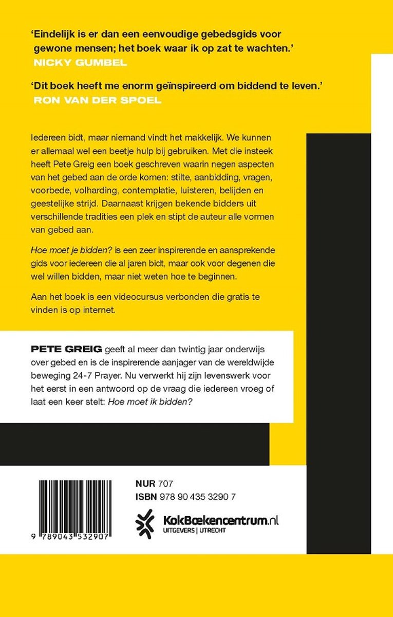 Hoe moet je bidden? - back cover