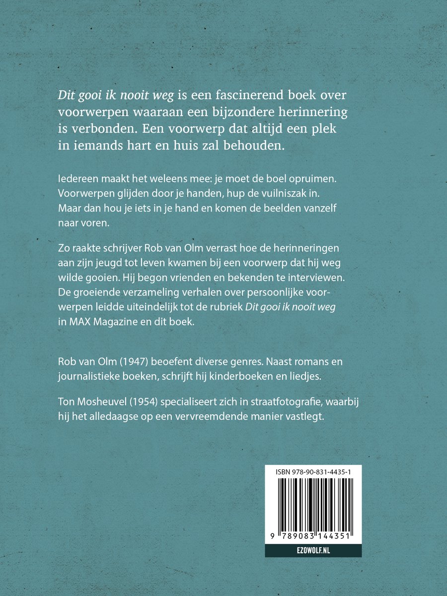 Dit gooi ik nooit weg - back cover