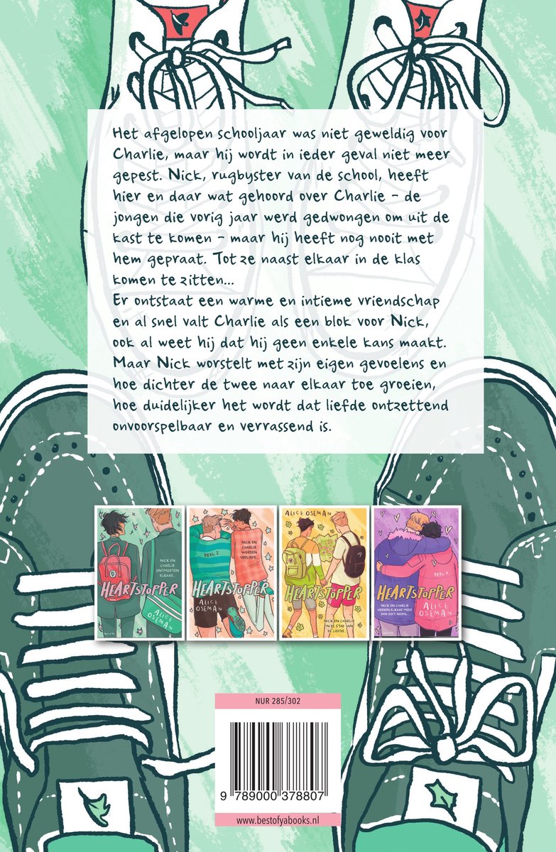 Heartstopper 1 - Nick en Charlie ontmoeten elkaar… - back cover
