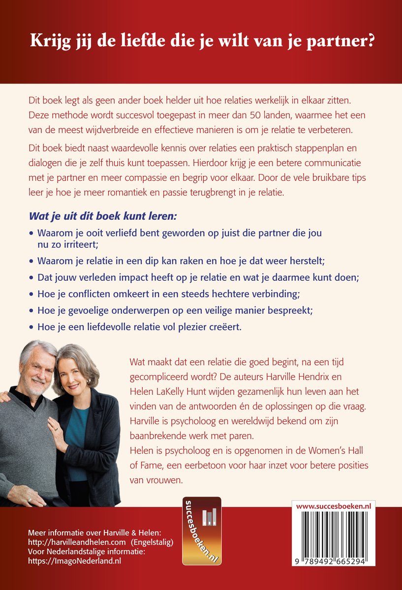 Krijg de liefde die je wilt - back cover
