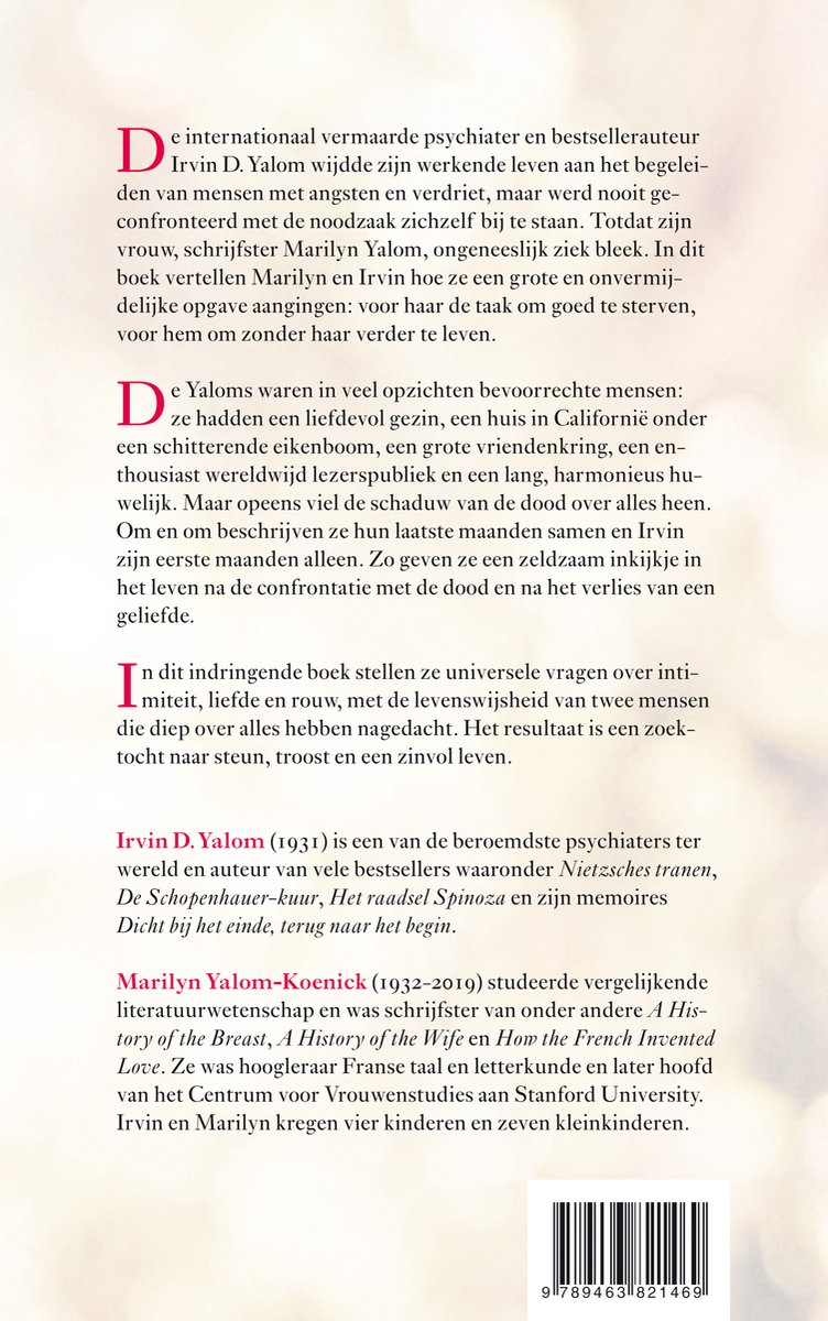 Een kwestie van dood en leven - back cover
